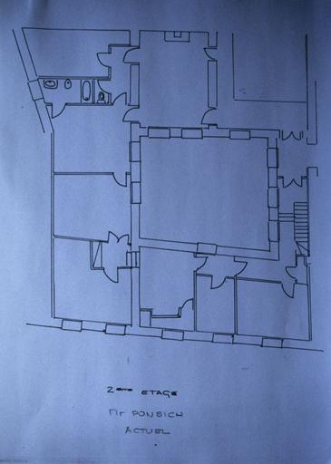 Plan du 2e étage.