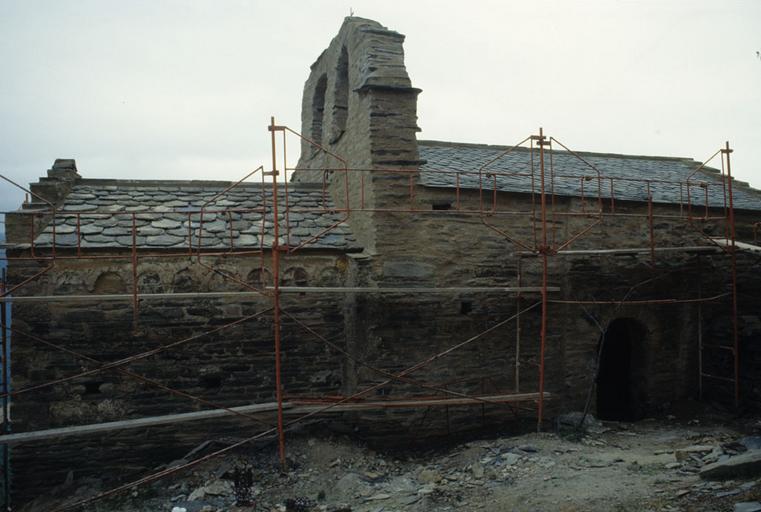 Vue d'ensemble pendant travaux de restauration.