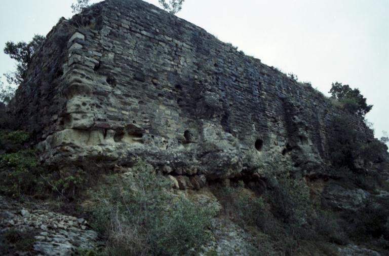 Vestiges du fort des Cluses Hautes.