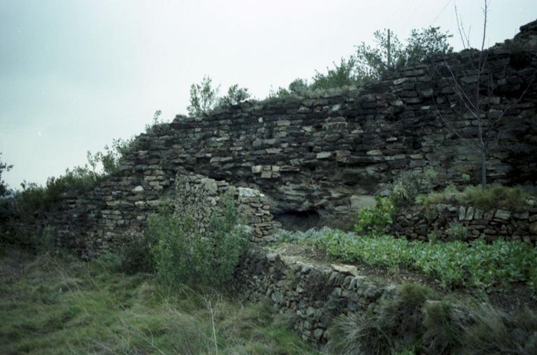 Vestiges du fort des Cluses Hautes.