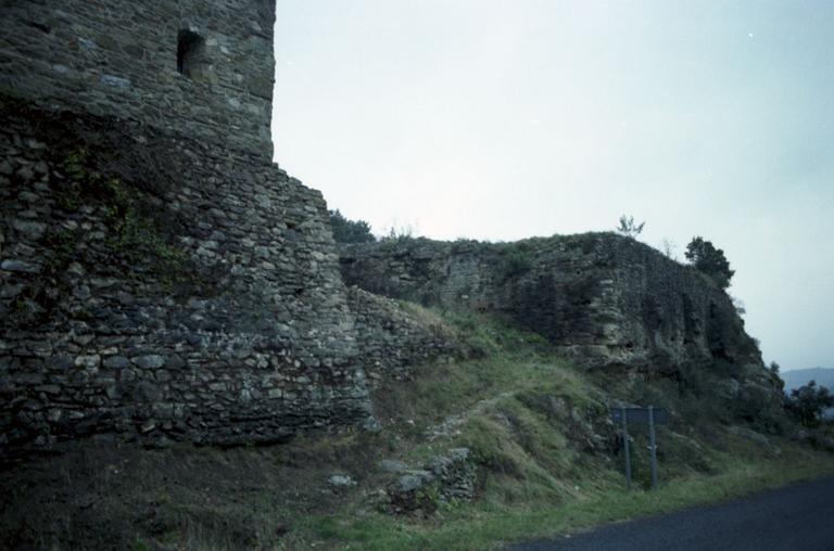 Vestiges du fort des Cluses Hautes.