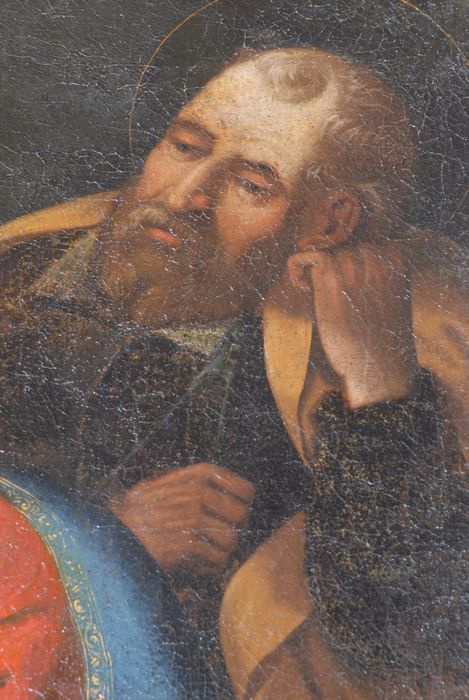 tableau : Le Sommeil de l'Enfant Jésus, détail