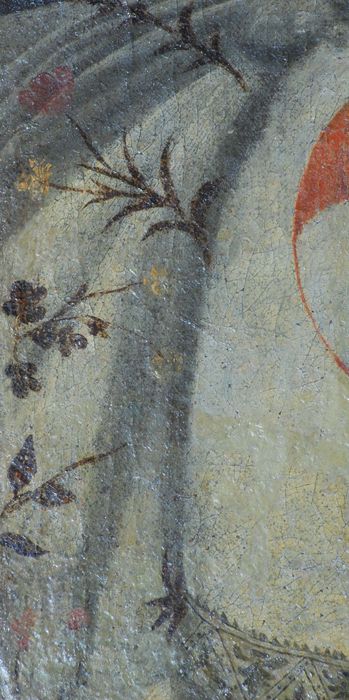 tableau : Le Sommeil de l'Enfant Jésus, détail