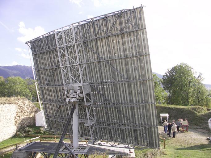 L'héliostat : face arrière.