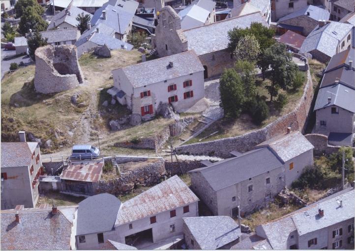 Vue aérienne du castrum.