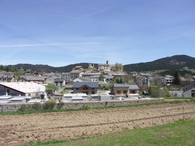 Vue du village depuis le sud.