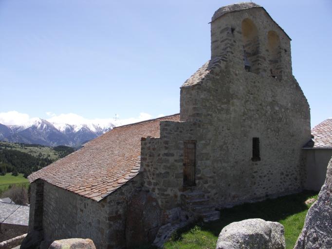 Côté nord de l'église et clocher (1843).