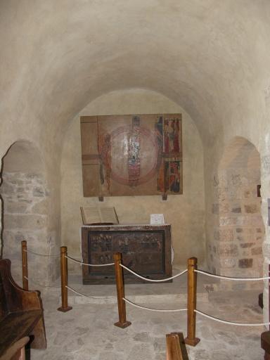 Chapelle nord où sont présentés les objets romans classés. - © Monuments historiques