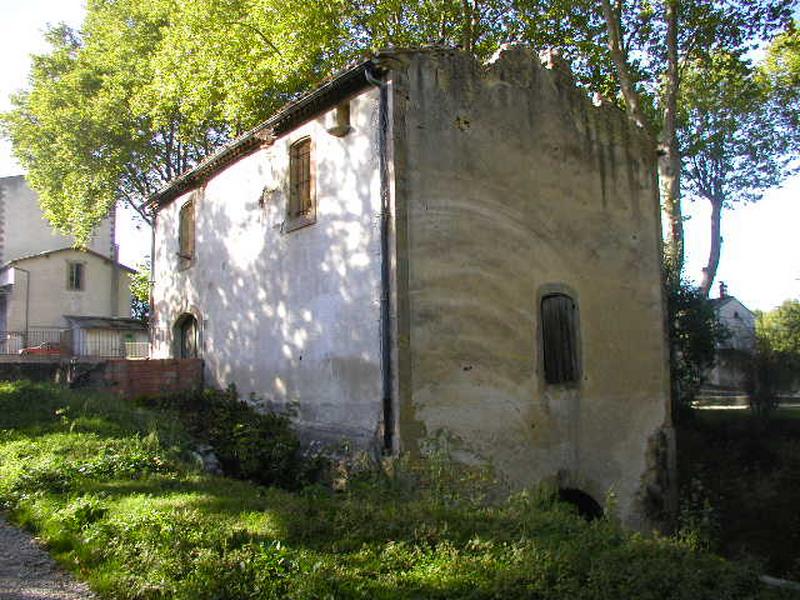 Moulin de Saint-Roch (1680) sur une dérivation rive droite du canal.