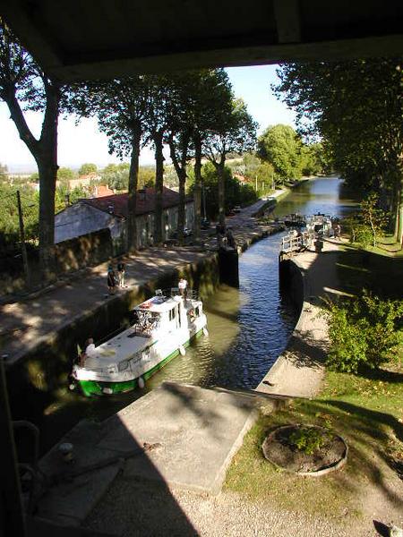 Passage de l'écluse.