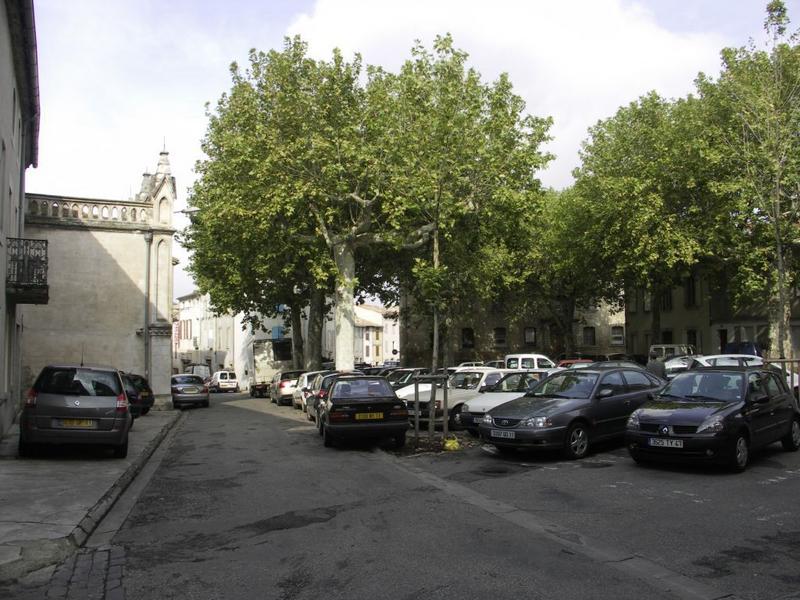 Vue sur la place des Cordeliers.