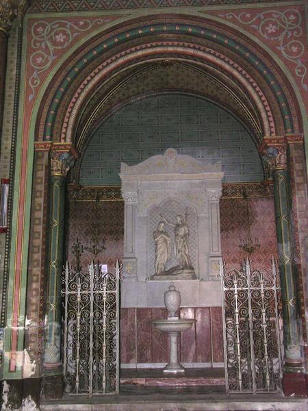 Nef. Chapelles nord. Chapelle des fonts baptismaux.