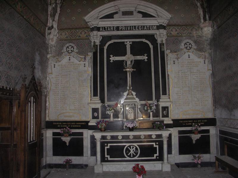 Nef. Chapelles sud. Chapelle des Morts.