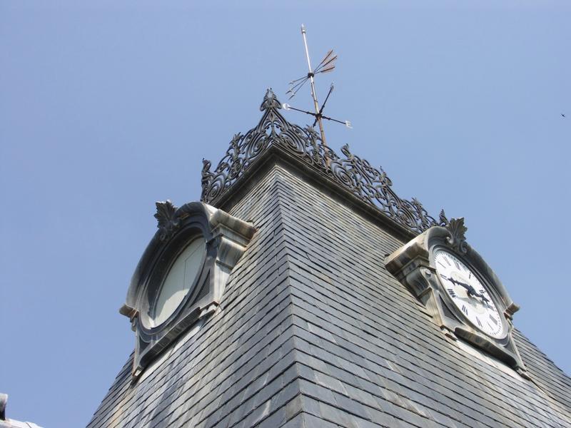 Détail de la tour de l'horloge.