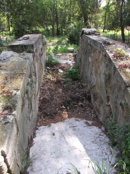 Détail du bain des chevaux situé à proximité de la noria.