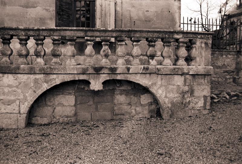 Détail de la balustrade.