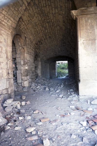 Vestiges du grand escalier.