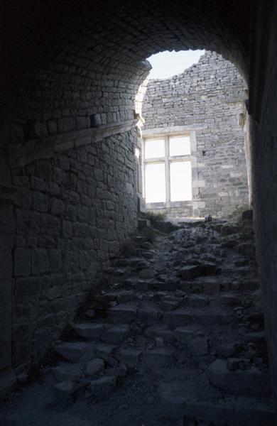 Vestiges du grand escalier.