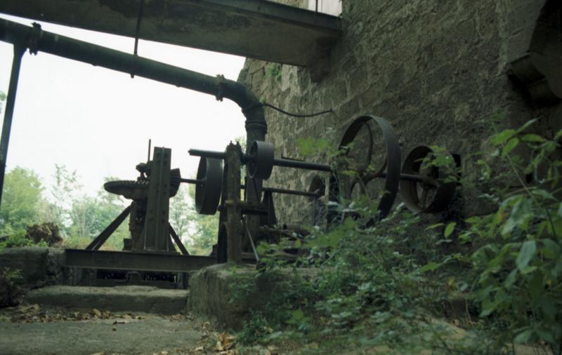 Détail de la machinerie.