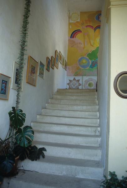 Interieur ; escalier.