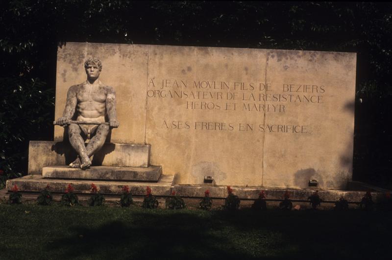 Monument à Jean Moulin.