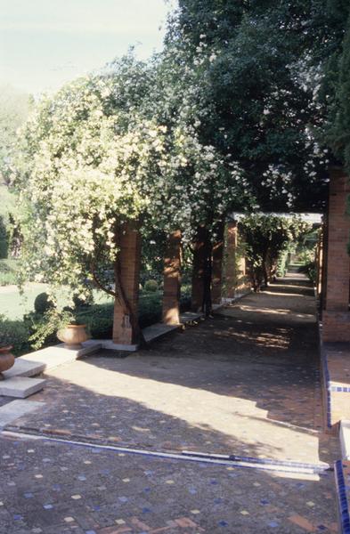 Jardin ; pergola.