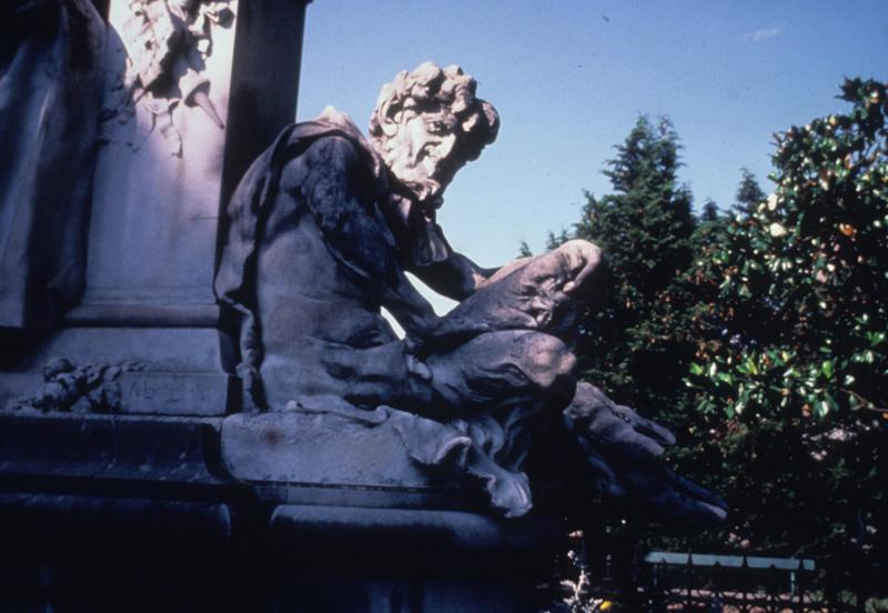 monument à Molière ; le satyre d'Injalbert.