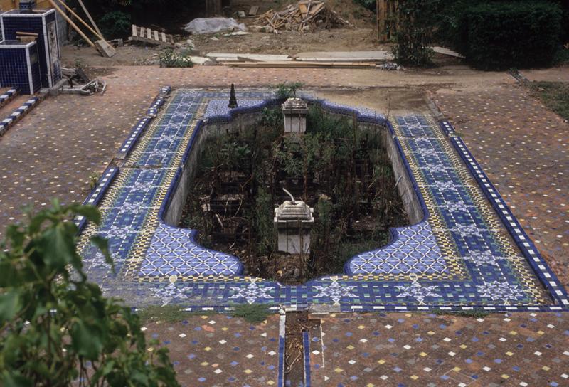 Jardin ; grand bassin.