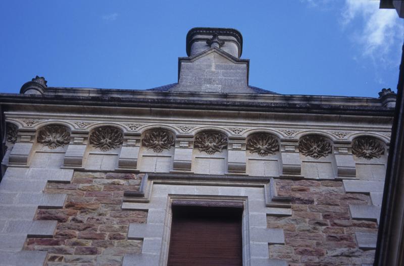 Détail de la façade.