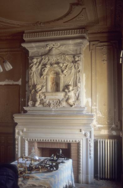 Intérieur ; cheminée.