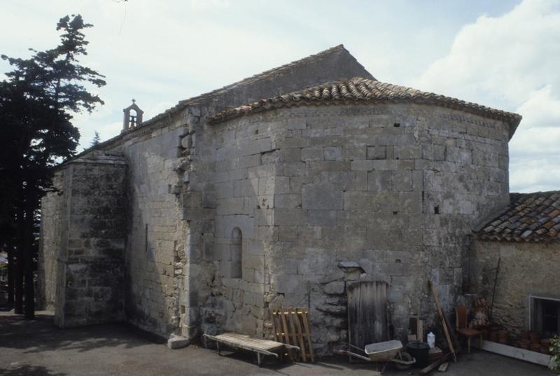 Chevet et façade sud.