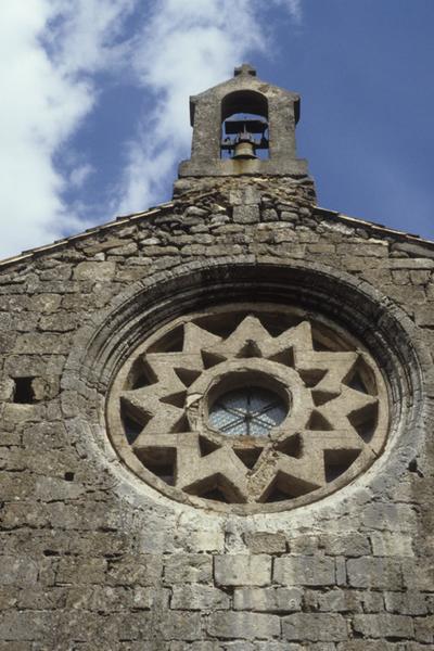 Façade ouest et rosace.