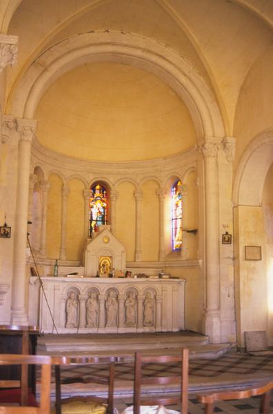 Chapelle ; Intérieur ; choeur.