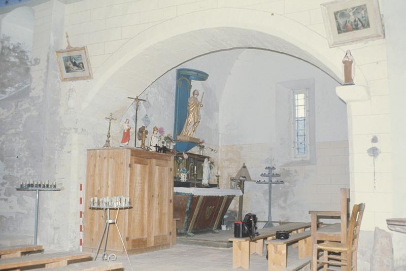 Intérieur ; chapelle nord.