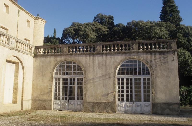 Façade principale ; orangerie.