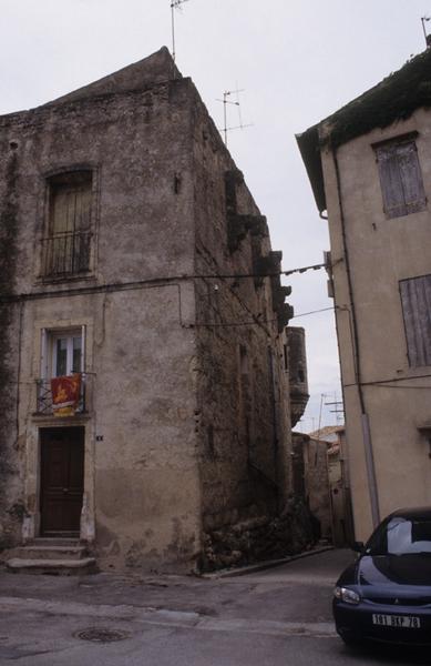 Aile nord ; façade sur la rue.