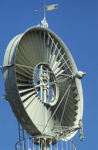 Détail de la roue turbine.