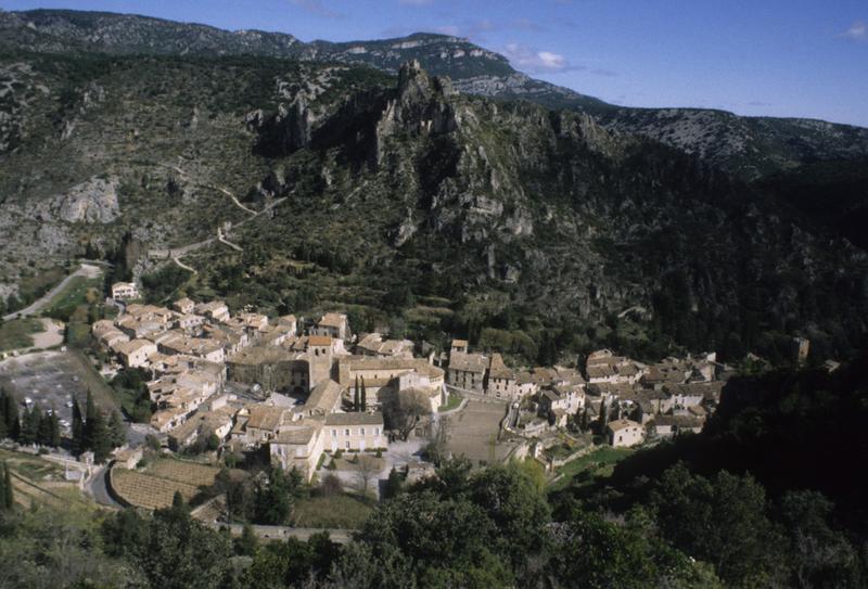 Village ; abbaye de Gellone (ancienne)