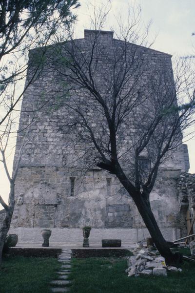 Façade du donjon.