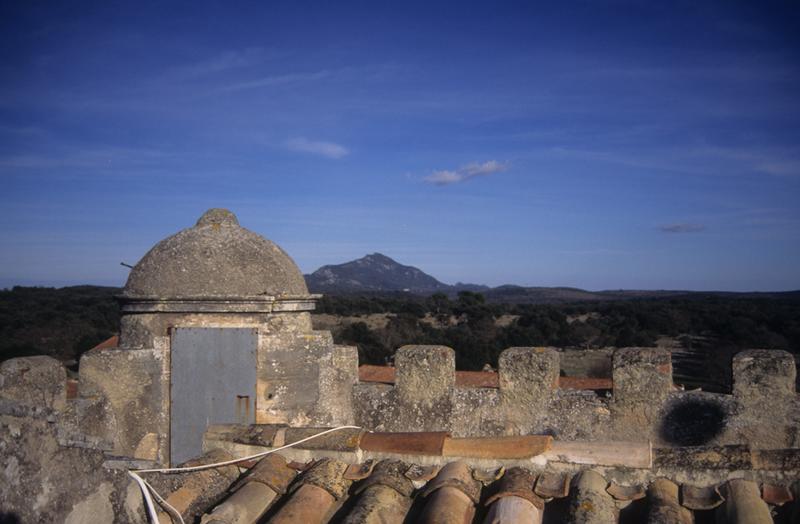 Toiture de la tour.