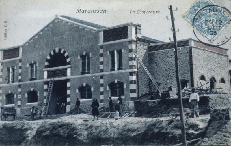 Carte postale datant de la fin de la construction en août 1905.