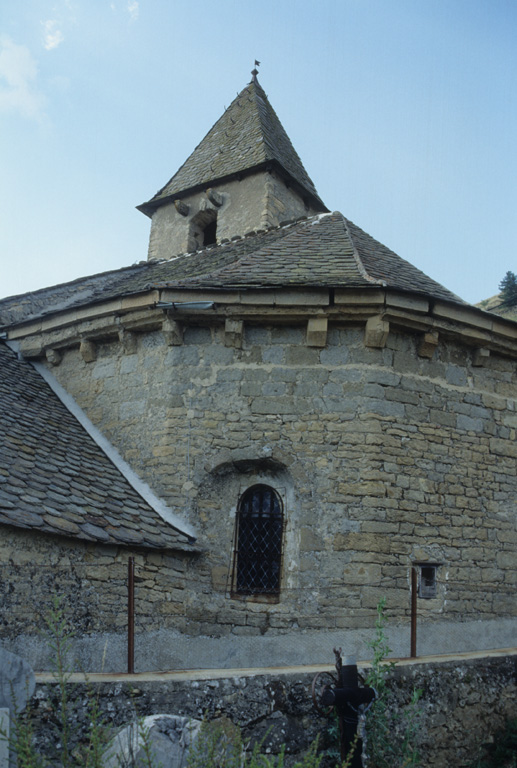 Vue du chevet.