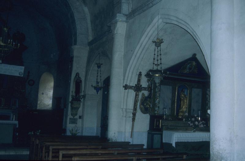 Intérieur, mur sud.