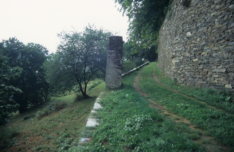 Murs de soutènement (chemin d'accès).