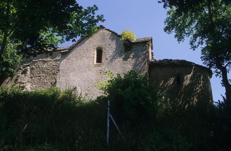 Vue sud avec le chevet.