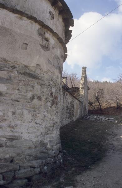 Mur nord et tour nord-est.