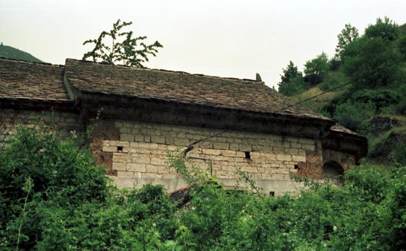 Détail du mur sud.