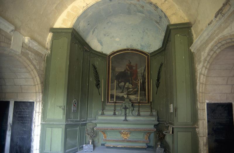 Chapelle Saint-Martin, intérieur.