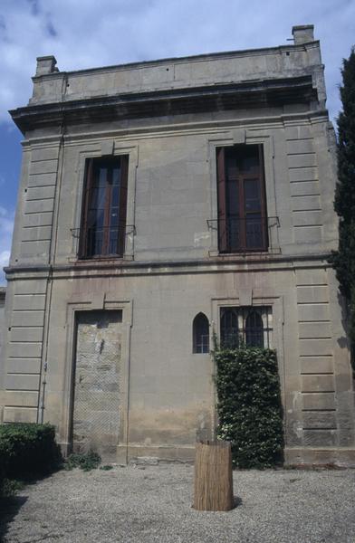 Façade sud du donjon.