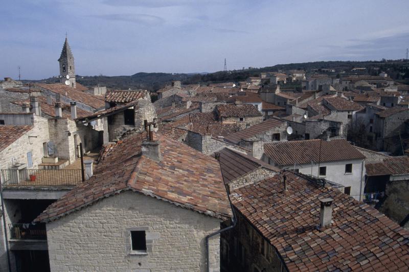 Vue depuis le donjon.